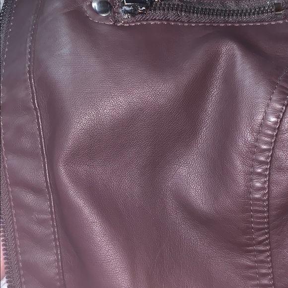 Purple leather jacket - Picture 3 of 3